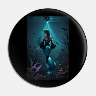 Gothic Mermaid Beauty Pin