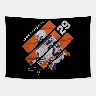 leon draisaitl stripes Tapestry