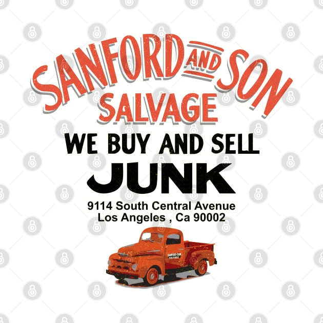 Sanford & Son Salvage Sign by Alema Art