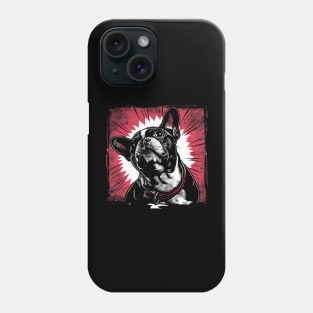 Retro Art Boston Terrier Dog Lover Phone Case