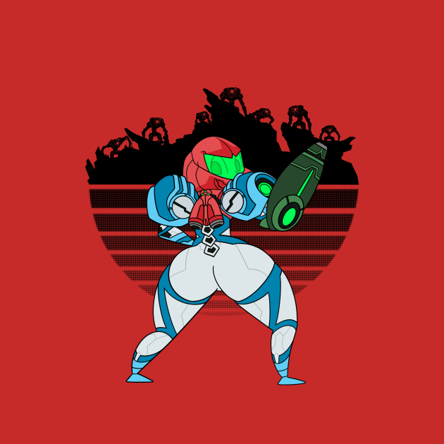 Disover Booty Hunter - Metroid Samus Aran - T-Shirt