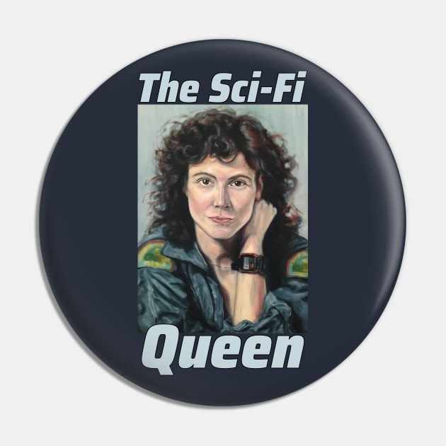 The Sci-Fi Queen Pin by SPACE ART & NATURE SHIRTS 