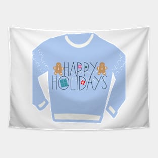 Happy holidays sweater Tapestry