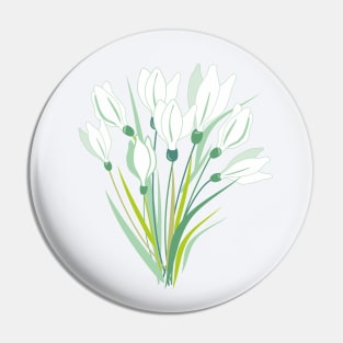 snowdrop Pin