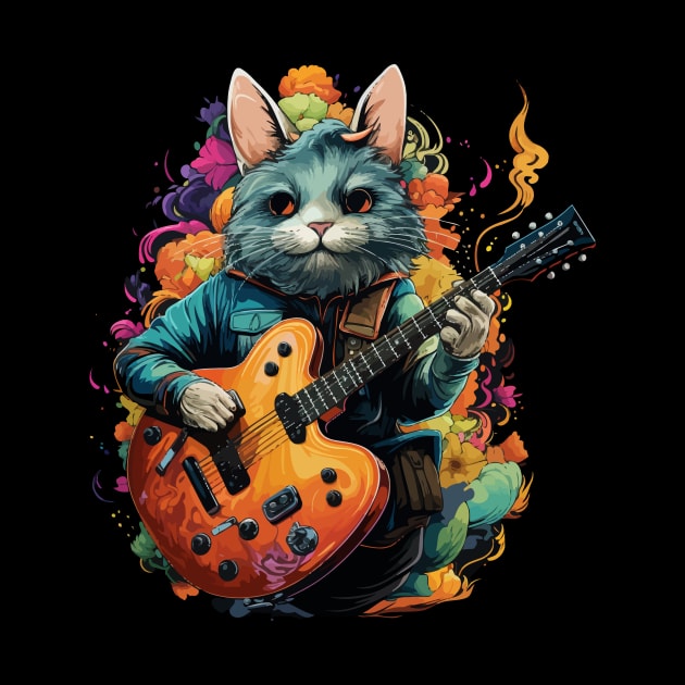 Chinchilla Playing Guitar by JH Mart