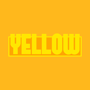 Yellow. Simple minimalistic "Yellow Color". T-Shirt