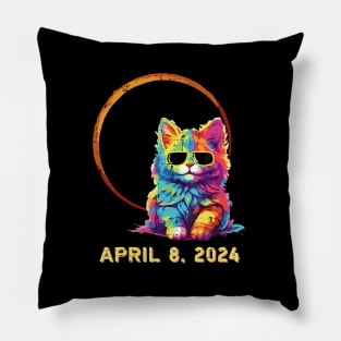 Cat Solar Eclipse 2024 Totality April 8 Wo s Pillow