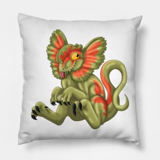 Dilophosaurus: Olive Pillow