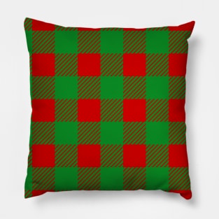 Christmas Plaid...again Pillow