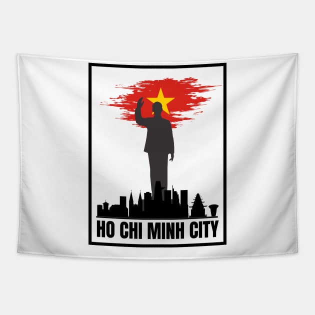 Ho Chi Minh City Vietnam Tapestry by EKLZR