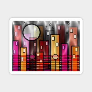 Psychedelic City Magnet