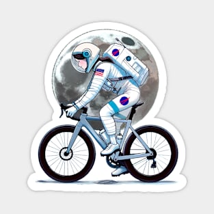 cycling to the moon Magnet