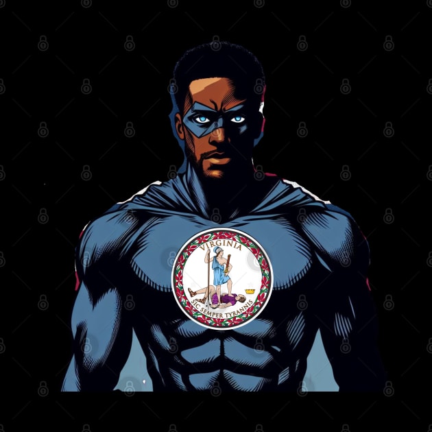 Richmond Virginia 1990s Black Comic Book Superhero RVA by Woodpile