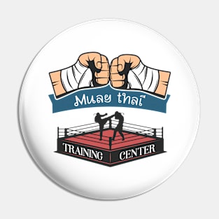 Muay Thai Boxing Training Pin