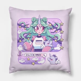 Unicorn girl Pillow