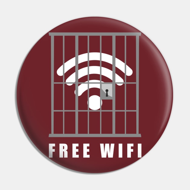 Free Wifi Pin by n23tees