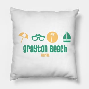 Grayton Beach - Walton County, Florida - Best Beach in the World Pillow