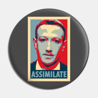 Zuckerberg Assimilate V1 Pin