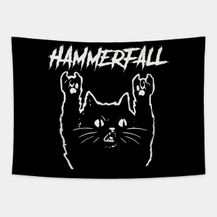 hammerfall and the cat Tapestry