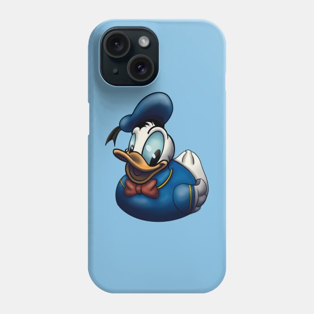 Donald Rubber Duck Phone Case by Art-by-Sanna