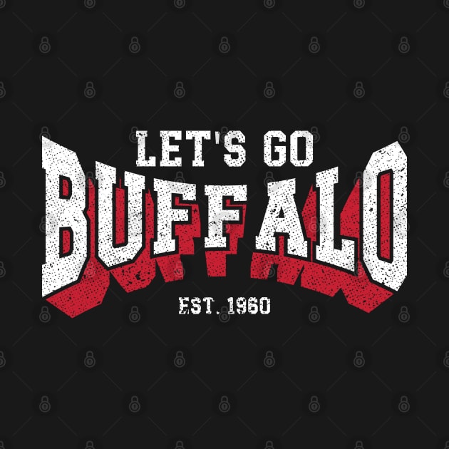 Let's Go Buffalo Vintage Distressed v2 by Emma