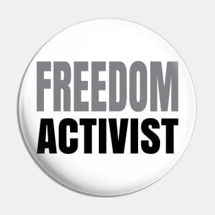 Freedom Activist | Civil Rights Activist Pin