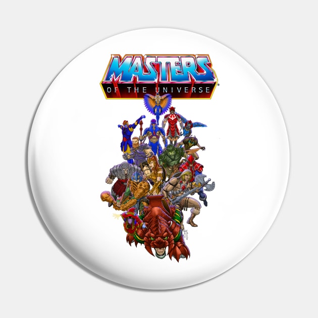 Masters Of The Universe Pin by AV Art Studio