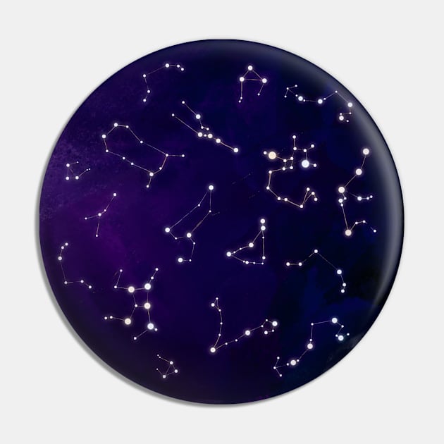 Constellations on a starry night Pin by eternalshadeart