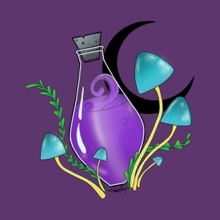 Mushroom potion bottle T-Shirt