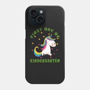 Pretty Unicorn | First Day Kindergarten Phone Case