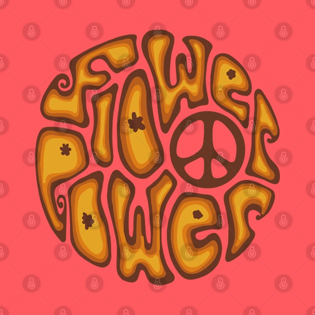 Flower Power Word Art by Slightly Unhinged