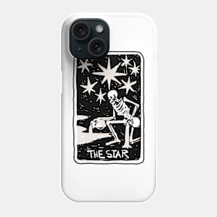 The Star Skeleton Skull Tarot Card Phone Case