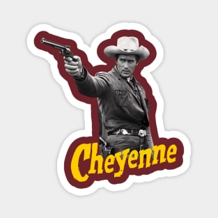 Cheyenne - Clint Walker - Gun - 50s Tv Western Magnet