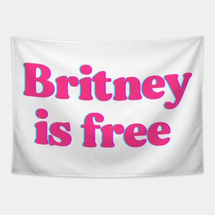 Britney is Free Tapestry