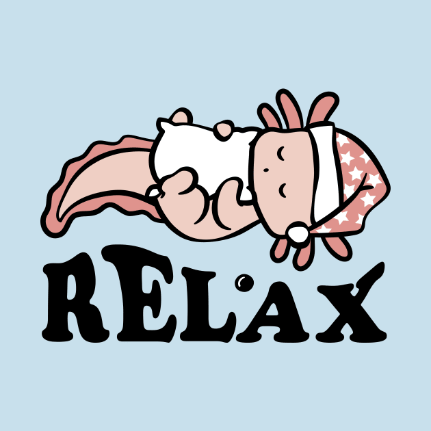 Relax. Axolotl. Relaxolotl. by Yolanda84