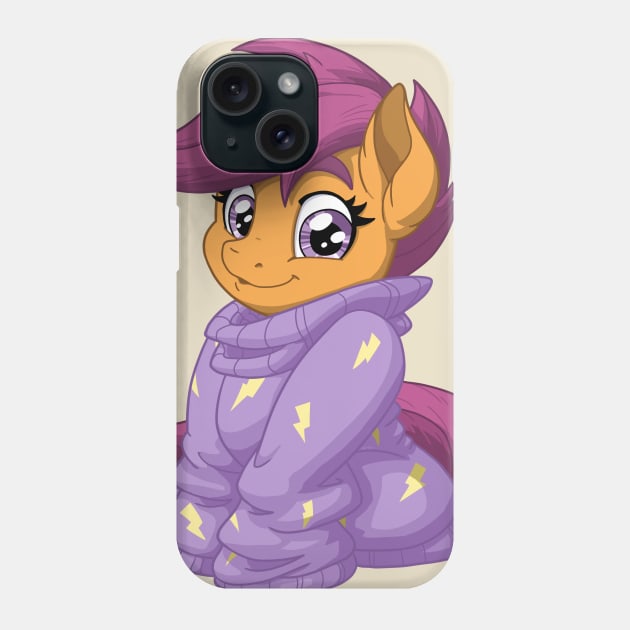 Scootaloo in a Sweater Phone Case by LateCustomer