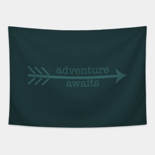 Adventure Awaits Teal Tapestry