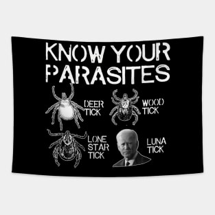 Know Your Parasites Anti Biden Tapestry