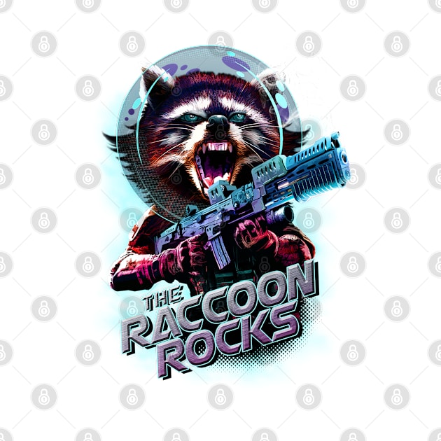 THE RACOON ROCKS by ADAMLAWLESS