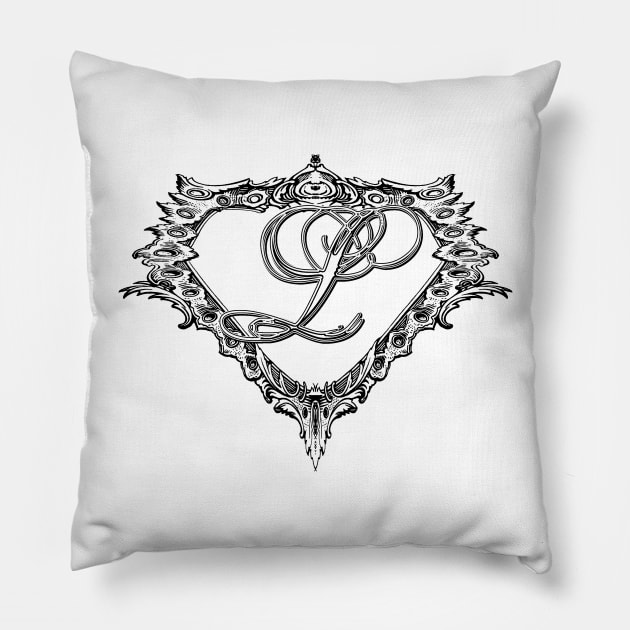 Super Sleek Style L Symbol Pillow by Adatude