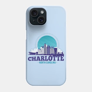 Charlotte, North Carolina Skyline Phone Case