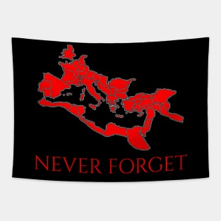 Roman Empire - Never Forget - SPQR Tapestry