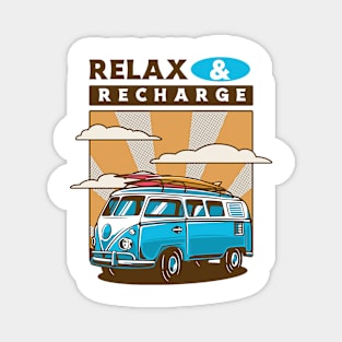 Relax and Recharge Magnet