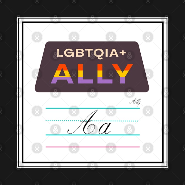 Ally Queer Alphabet Cards by 3mosCreatives