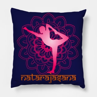 Natarajasana Yoga Pose Pillow