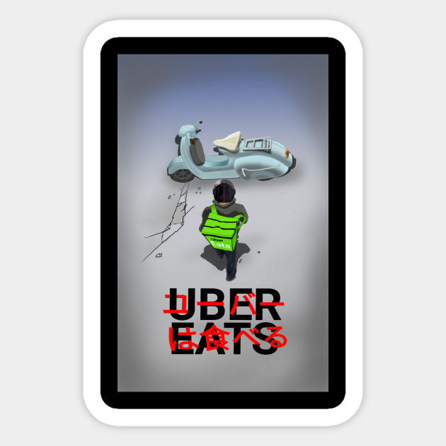 Uber Eats Uber Sticker Teepublic