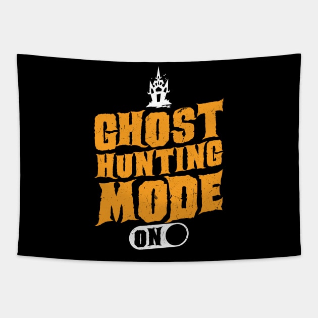 Ghost Hunting Mode On - Ghost Hunter Tapestry by Peco-Designs