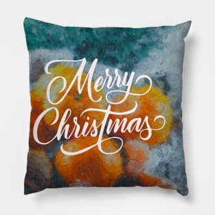 Impressionism Christmas Pillow