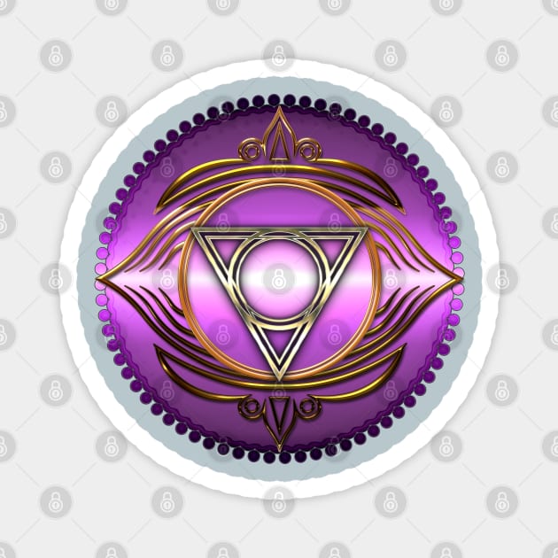 Third Eye Chakra Magnet by The Knotty Works