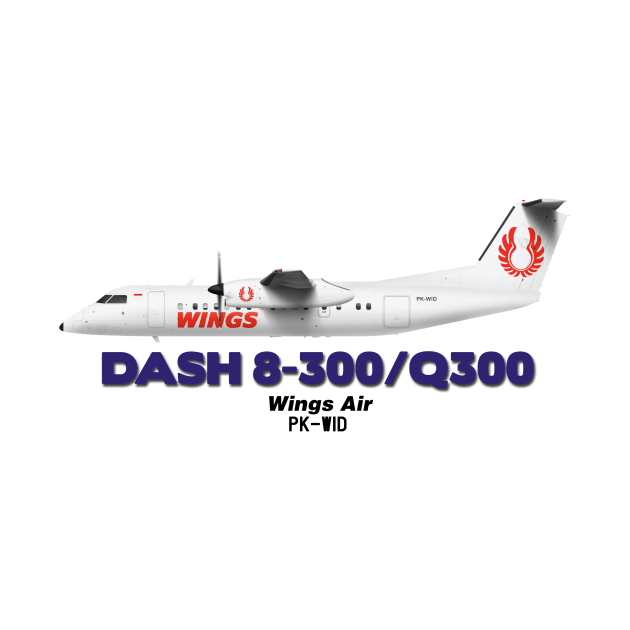 DeHavilland Canada Dash 8-300/Q300 - Wings Air by TheArtofFlying